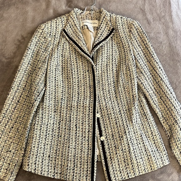 Doncaster Tweed Silk
Blend Career Wear Blazer Jacket Size 10 - Picture 2 of 8